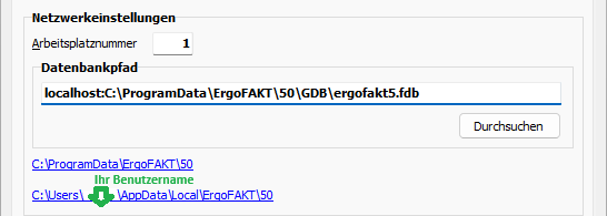 Screenshot Hilfsprogramm config.exe